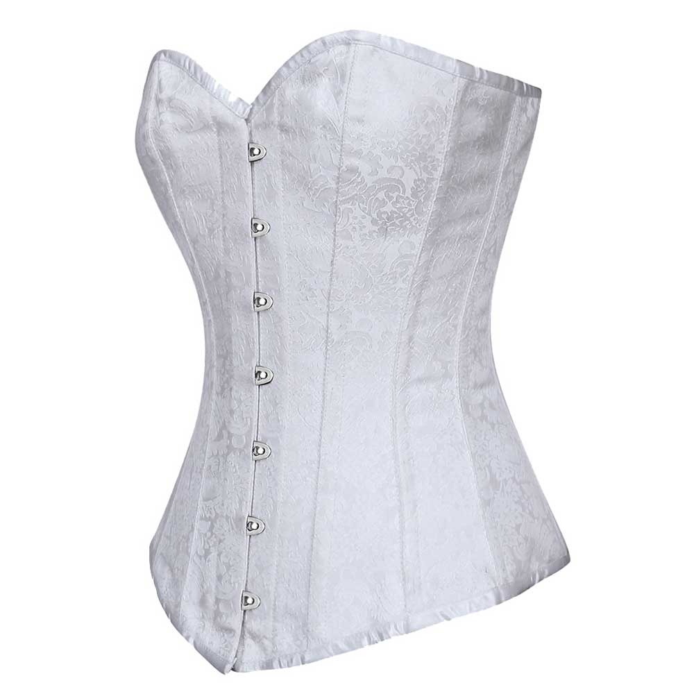 Attitude Corsets - Elodiron Vollbrust Korsett - Weiß